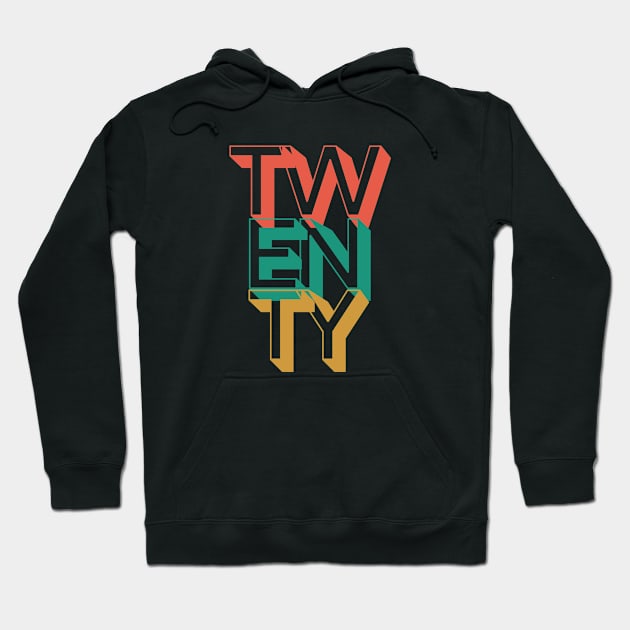 Retro Twenty Hoodie by Rev Store